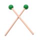 thumbnail image 2 of 2 piezas de mazos de madera, mazos de Marimba, caja, mazos de tambor portátiles, palos de percusión para Glockenspiel, campanas para principiantes , Verde, 2 of 9