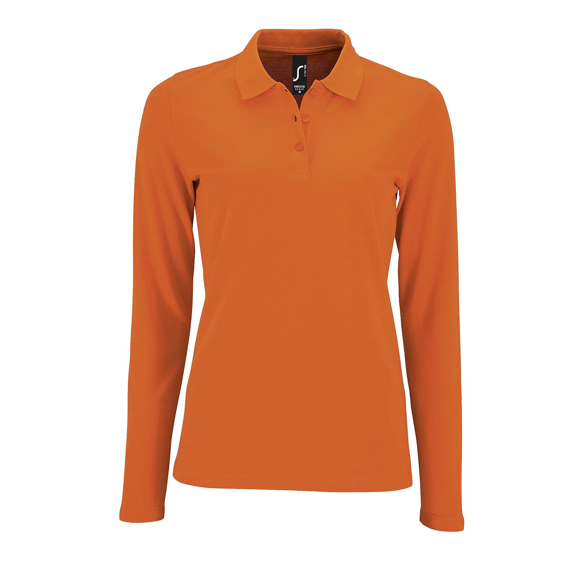 Long Sleeve Pique Polo Shirt 