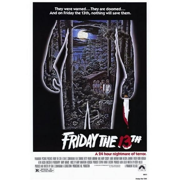 Pop Culture Graphics Friday the 13th Movie Poster - 11 x 17