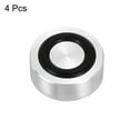thumbnail image 3 of Uxcell M8 Thread 20mm / 0.8" Dia 10mm Thick Aluminum Circle Disc Glass Top Adapter with Anti-Slip Rubber Ring 4 Pack, 3 of 6