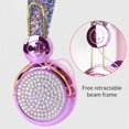 thumbnail image 2 of Cute Anime Glitter Bear Girl Kids Auriculares Estéreo Con Micrófono Magideal Adapter, 2 of 5