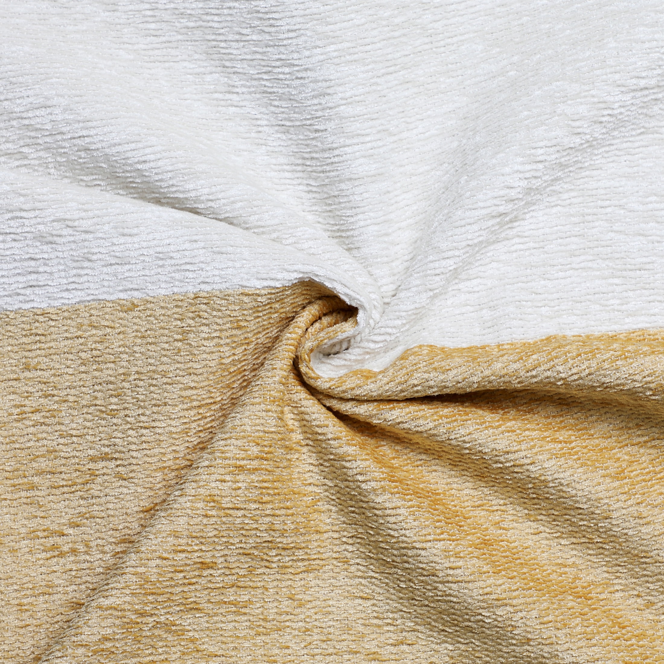Mainstays 18" x 18" Two-Toned Golden Curry Polyester Cotton Square Decorative Throw Pillow