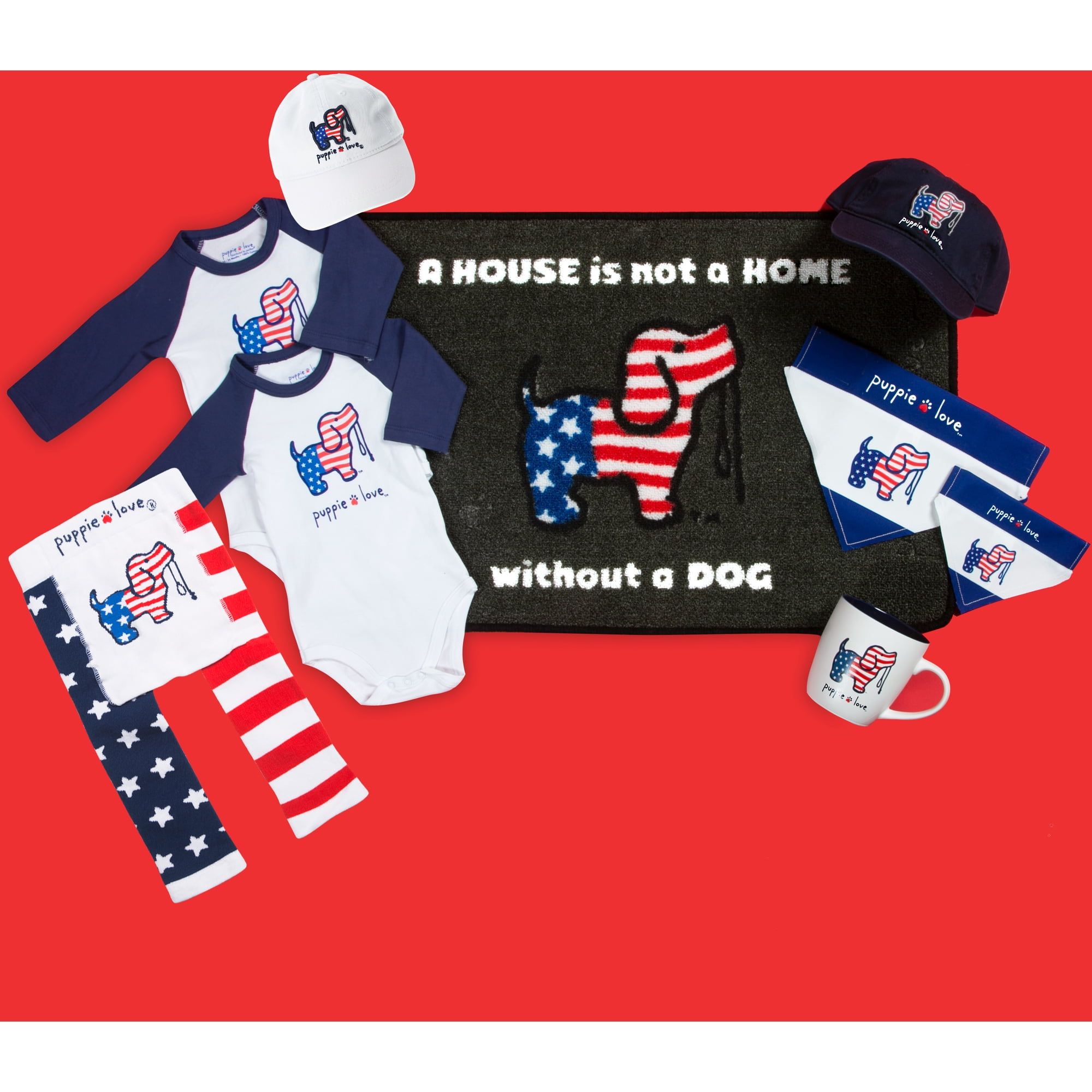 USA - 6-12 Months 3/4 Length Navy Sleeve Onesie