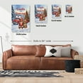 thumbnail image 5 of Santa is Coming Vizsla Merry Christmas Xmas Noel Truck Tree Vertical Matte Canvas Poster Vizslas Dog Lover Gifts Idea Wall Art Home Decor - 02023, 5 of 5
