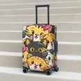 thumbnail image 2 of Lsque Cute Cat Cartoon Printed Luggage Cover, Travel Luggage Protector,Scratch and Dirt Resistant, Fits 18-32 Inch Luggage - Large, 2 of 9