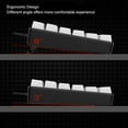 thumbnail image 5 of GGB-80% Wired Gaming Keyboard, RGB Backlit Ergonomic Mini Keyboard, Small Compact 84 Keys Keyboard for PC, Gamer, Typist, Travel (White)【0514】, 5 of 9