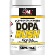 Advanced Molecular Labs - Dopa Rush Powder, Dopamine Maximizer, Increase Alertness, Focus, Energy & Clarity, Silver Ice, 5.29 oz (30 Servings)