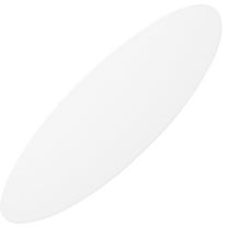 CRAFTHROU White Plastic Ceiling Light Cover For Chandeliers And Decorative Use 1Pack