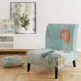 thumbnail image 5 of Designart "Butterflies Dancing I" Upholstered Wildlife Accent Chair - Arm Chair, 5 of 5