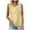 Yellow-women linen tank, variant on Dazajoo Cotton Linen Sleeveless Tops for Women Casual U Neck Tank Tops Summer Casual Solid Color Beach Vest Tees,Khaki,XXL