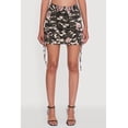 thumbnail image 4 of Women's Floral Camouflage Cargo Pocket Mini Skirt, 4 of 5