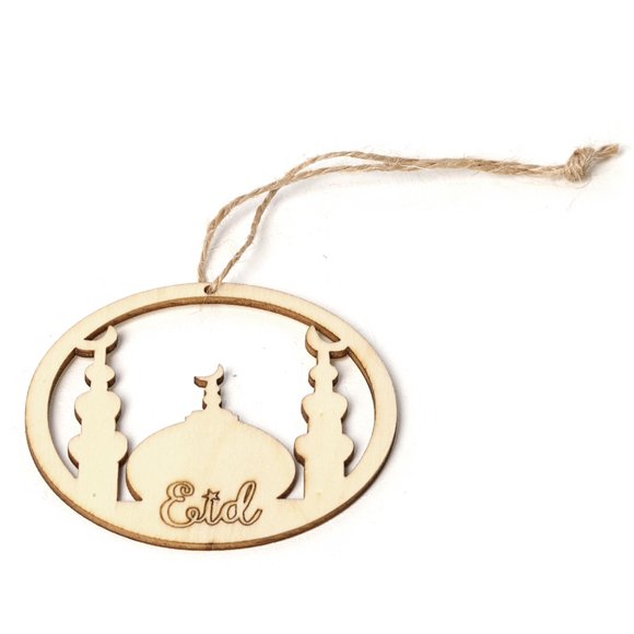 Bearachild Paquete de 30 colgantes de para Festival de rotura rápida, patrones geométricos islámicos DIY, decoración colgante Eid única para Decoración del hogar Bearachild HA011652-00