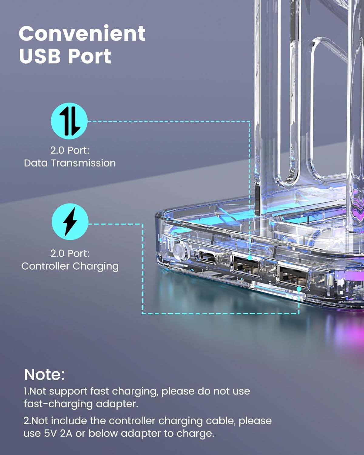 Game Controller Stand for PS5 PS4 Xbox ONE Switch,2-Tier Universal Game Controller Holder, Gaming Accessories for Controller