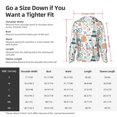 thumbnail image 4 of Yiaed Eiffel Tower Print Sun Shirts UPF 50+ Protection Hoodie Rash Guard Shirt UV Shirt Long Sleeve Fishing Outdoor Lightweightase-3X-Large, 4 of 5
