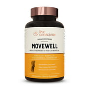 Live Conscious MoveWell Glucosamine Chondroitin with MSM, 600mg, 30 servings
