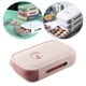thumbnail image 5 of Caja de almacenamiento de huevos de colorfulland, 1 unidad, organizador de refrigerador, ventilación de refrigerador para 02-rosa, 5 of 9