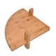 thumbnail image 5 of Estante De Esquina, Estante De Esquina De Madera De Bambú De Extremo Redondo Flotante Para Sala De Estar ANGGREK Round End Corner Shelf, 5 of 8