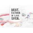 thumbnail image 4 of Best Father In Law Ever Coffee Mug Christmas Gifts, Father's Day Gifts for Father-In-Law, Step Dad, Stepfather Cup White, 11 Oz, 4 of 5