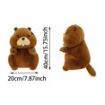 thumbnail image 2 of Guanglv Realistic Beaver Stuffed Animal Soft Cute Creature Soft Huggable for Kids Toddlers Nature Lovers Collectors, 2 of 6