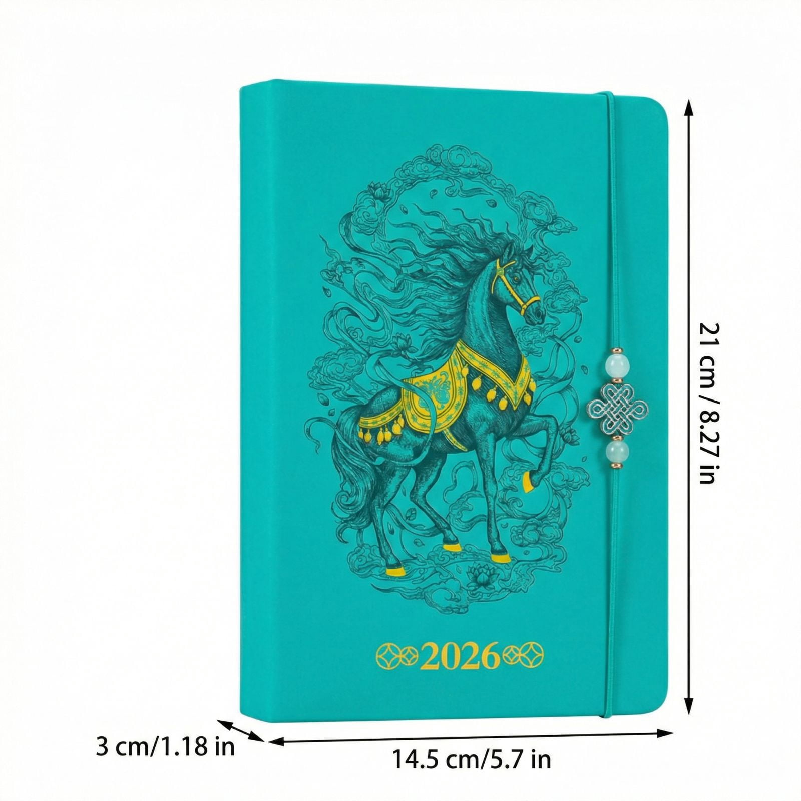 2026 Daily Planner Hardcover Schedule Book Yearly Monthly Weekly Agenda Notebook for Work Goal Setting Appointment Organizer Journal for Women Men, Green
