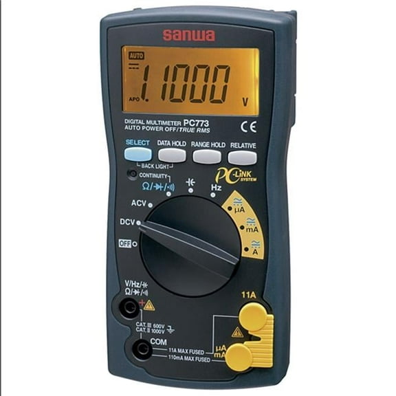 Sanwa PC773  Digital Multimeter with True RMS and PC Link