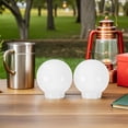 thumbnail image 4 of UPGRATOR 3pcs Fixture Replacement Globe Shade Acrylic White for Outdoor Light, 4 of 8