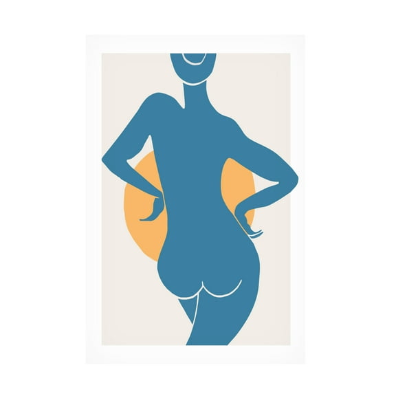 Pictufy Studio II 'Blue Woman' Canvas Art - 12 x 19 Inches