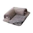 thumbnail image 2 of Cama túnel para gatos cálida de invierno, juguete interactivo, cabaña de juego portátil transpirable, centro de actividades para gatos para animales Gris, 2 of 8