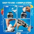 thumbnail image 2 of Cirkul 22oz. Gray Grip Stainless Steel Water Bottle & Sport Lid, Durable, Insulated, Protective Grip, Leakproof & Heavy Duty C108, 2 of 3