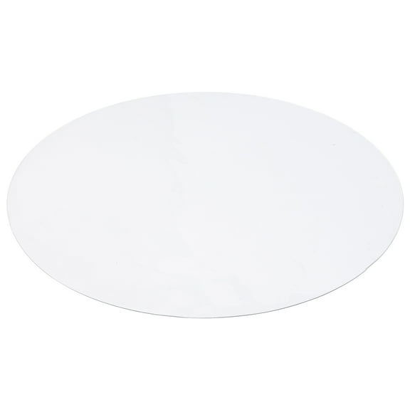 Raindrops Transparent Round Table Protector Waterproof PVC Tablecloth for Home and Party Use 42 inches diameter