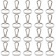 thumbnail image 1 of Llaveros desmontables de langosta con cierre giratorio a granel de metal para bolsos de mano de producción, bolsa de bricolaje, accesorios mochila, bolsas de transporte, 20 piezas, plata, 25 M Feliz Sencillez, 1 of 3