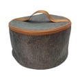 thumbnail image 2 of Bolsa de transporte para utensilios de cocina de acampada, organizador de vajilla, bolsa de transporte, cuenco para campamento, recipiente para tazas, Gris 27cmx15cm, 2 of 8