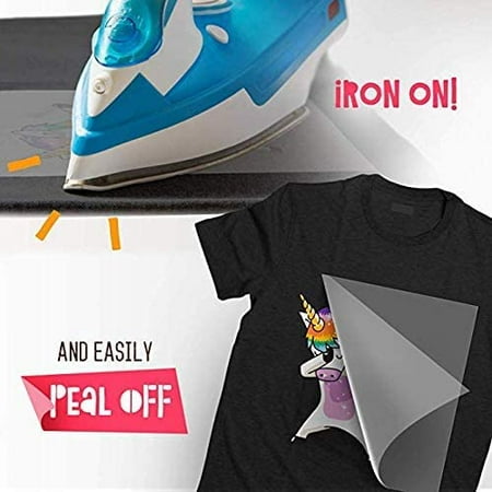 paper sublimation fabric dark transfer walmart sheets heat magic iron