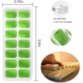 thumbnail image 2 of Flexible Silicone Ice Cube Trays, 2 Pack, Easy-Release, Spill-Resistant Removable Lid, Food-Grade Material, Durable, Bpa Free, Stackable For Efficient Freezer Organization, 2 of 7