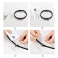 thumbnail image 5 of Personalize 22cm Elegant Leather Bracelet w/ Ashes Holder Square Women Men Simple Memory Bangle, 5 of 5