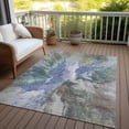 thumbnail image 6 of Addison Rugs Chantille Indoor/Outdoor Transitional Modern Blue Washable Rectangle Rug, 8' x 10', 6 of 6