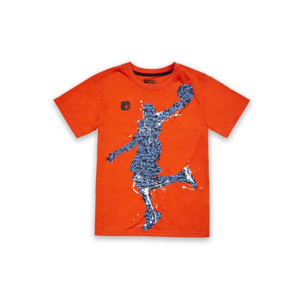 AND1 AND1 Boys Printed Grafitti Basketball Player TShirts, Sizes 4