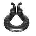 thumbnail image 3 of Anillo vibrador de silicona para pene, masajeador, impermeable, recargable, para pene yeacher Producto vivo, 3 of 7