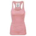 thumbnail image 2 of KOGMO Womens Basic Cotton Ribbed Knit Racerback Tank Top 3-Pack (S-XL), 2 of 8