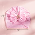 thumbnail image 5 of Forzero European And American Infant Solid Color Bow Rhinestone Cap, 5 of 5