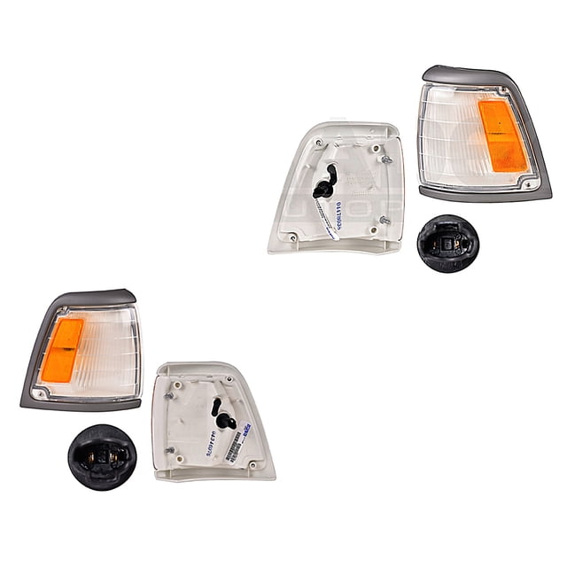Par de Cuartos Pickup DEPO 1989 A 1995 Liso Filo Gris