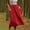 Red, variant on Blmnix Long 2024 Skirts for Women Green with Pockets Work Cotton Linen A-line Ladies Skirts Comfy, S-XXL