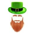 thumbnail image 4 of Accesorio de disfraz de sombrero del Día de San Patricio para celebraciones de disfraces y festivales Negro Verde Marrón, 4 of 8
