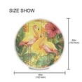 thumbnail image 4 of Qxltty Watercolor Flamingo Round Tablecloth 60 Inch Dia Washable Table Cover with Dust-Proof Wrinkle Resistant for Restaurant Picnic Indoor and Outdoor Dining, 4 of 8