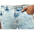 thumbnail image 6 of RAW X Mens Skinny Flex Moto Jeans, Light Wash, 34X32, 6 of 7