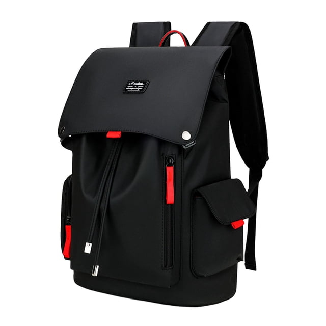 Mochila para hombre con asa superior, de tela Oxford de gran capacidad negro