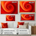 thumbnail image 4 of Designart "Vortex Of Red Perpetual Pulse III" Abstract Spirals Wall Decor, 4 of 7