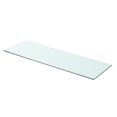 thumbnail image 1 of vidaXL Shelf Panel Glass Clear 80x25 cm, 1 of 2