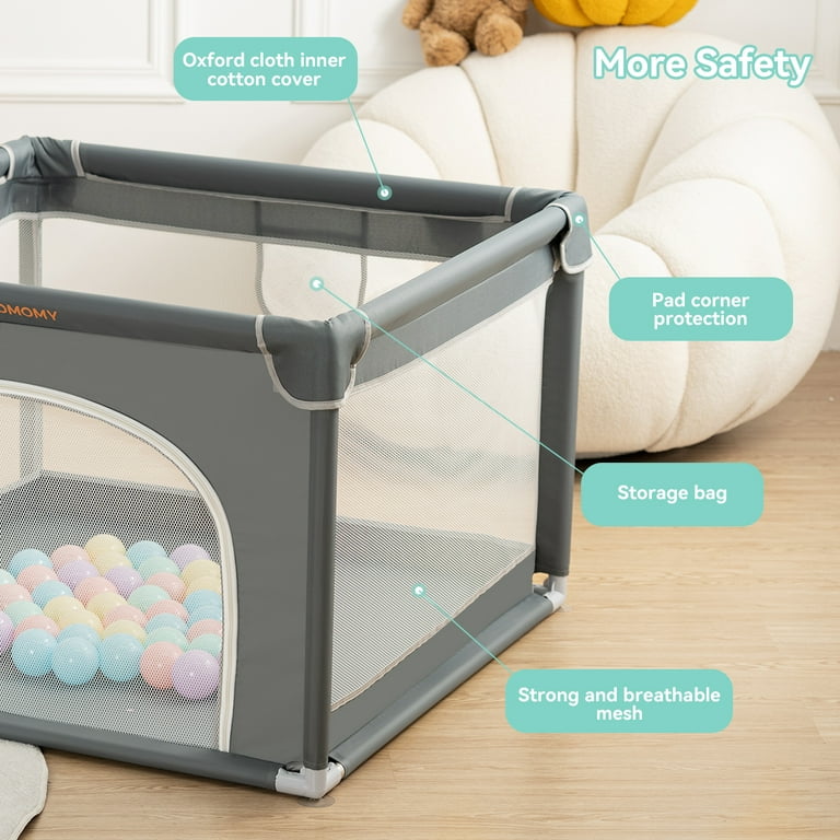 Portable Mini Baby Playpen Create a Safe Play Space for Your Little One Indoor Outdoor Play Yard