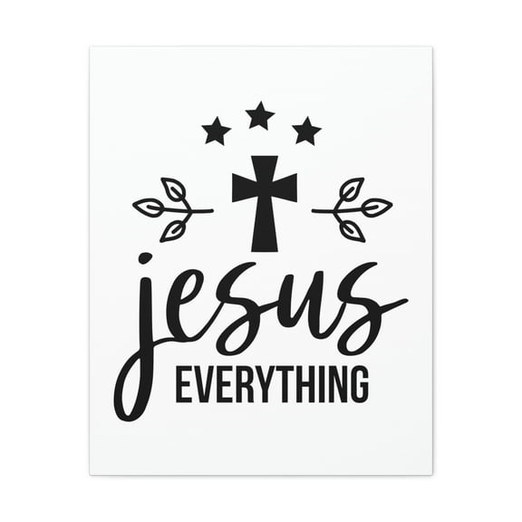 Scripture Walls 1 John 4:9 Jesus Everything Christian Wall Art Print Ready to Hang Unframed
